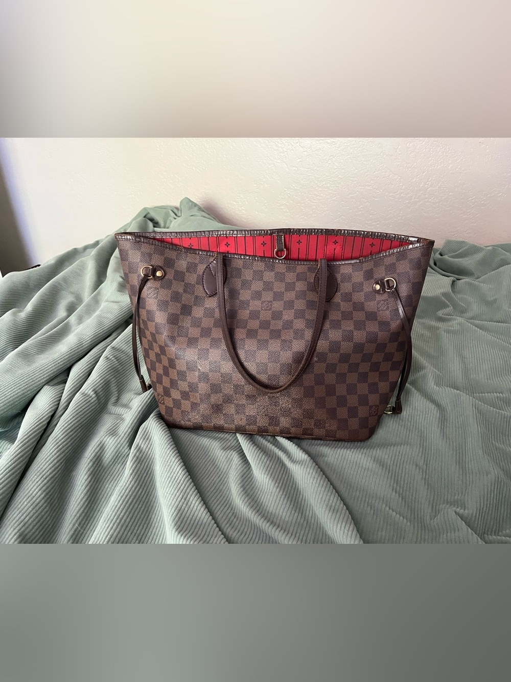 Louis Vuitton 2011 Damier Neverfull Canvas Tote - Picture 2 of 12
